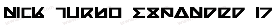 Nick Turbo Expanded ItLas字体转换